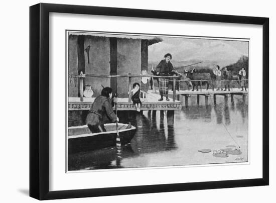 Bronze Age Lake Dwellers, Aldin-Cecil Aldin-Framed Art Print