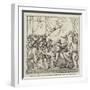 Bronze Alto Relievo, by Carew, for the Nelson Monument, Trafalgar-Square, the Death of Nelson-null-Framed Giclee Print