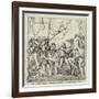 Bronze Alto Relievo, by Carew, for the Nelson Monument, Trafalgar-Square, the Death of Nelson-null-Framed Giclee Print