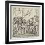 Bronze Alto Relievo, by Carew, for the Nelson Monument, Trafalgar-Square, the Death of Nelson-null-Framed Giclee Print
