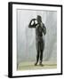 Bronze and Semi-Precious Stones Statuette known as Venus of Baalbek, from Tyre, Lebanon-null-Framed Giclee Print