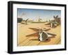 Bronze Ballet-Edward Wadsworth-Framed Giclee Print