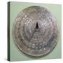 Bronze Belt Stud Decorated in Circles and Spirals, from Langstrup, Denmark-null-Stretched Canvas