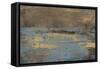 Bronze & Blue II-Lila Bramma-Framed Stretched Canvas