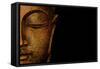 Bronze Budda-Whoartnow-Framed Stretched Canvas