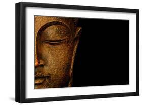 Bronze Budda-Whoartnow-Framed Giclee Print