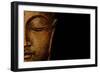 Bronze Budda-Whoartnow-Framed Giclee Print