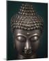 Bronze Buddha Head-null-Mounted Art Print