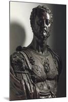 Bronze Bust of Cosimo I De Medici-null-Mounted Giclee Print