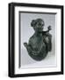 Bronze Bust of Maenad Holding Goat on Her Shoulders and Fruit in Her Arms, from Volubilis-null-Framed Giclee Print