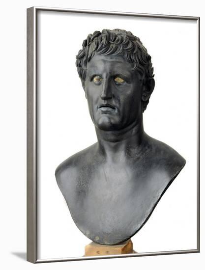 Bronze Bust of Seleucus I Nicator-null-Framed Photographic Print