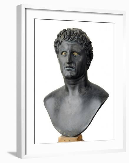 Bronze Bust of Seleucus I Nicator-null-Framed Photographic Print