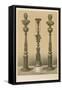 Bronze Candelabra, Royal Manufactory, Berlin-null-Framed Stretched Canvas