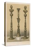 Bronze Candelabra, Royal Manufactory, Berlin-null-Stretched Canvas