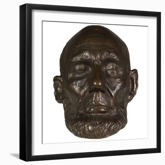 Bronze Cast of the 1865 Life Mask of Abraham Lincoln-null-Framed Photographic Print