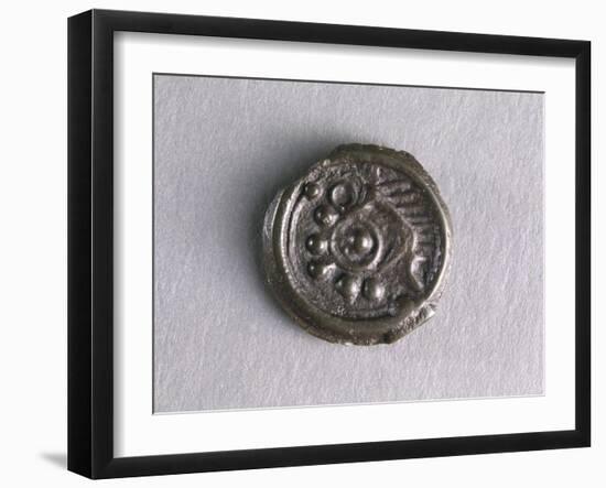 Bronze Celtic Coin of Bellovaci-null-Framed Giclee Print