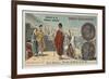 Bronze Coin of Nero, Roman Gaul, 60-null-Framed Giclee Print