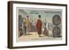 Bronze Coin of Nero, Roman Gaul, 60-null-Framed Giclee Print