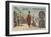 Bronze Coin of Nero, Roman Gaul, 60-null-Framed Giclee Print