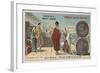 Bronze Coin of Nero, Roman Gaul, 60-null-Framed Giclee Print