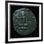 Bronze coin of the Scythian king Azes I, 1st century BC. Artist: Unknown-Unknown-Framed Giclee Print