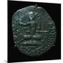 Bronze coin of the Scythian king Azes I, 1st century BC. Artist: Unknown-Unknown-Mounted Giclee Print