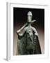 Bronze Depicting Tribal Chief with a Blanket, Armed with a Sword and Cudgel from Monte Arcosu-null-Framed Giclee Print