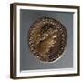 Bronze Domitian As, Bearing Image of Emperor, AD 87, Recto, Roman Coins AD-null-Framed Giclee Print