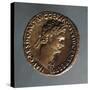 Bronze Domitian As, Bearing Image of Emperor, AD 87, Recto, Roman Coins AD-null-Stretched Canvas