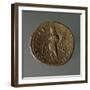 Bronze Domitian As, with Cornucopia and Tinione or Tenione, 87 AD, Verso, Roman Coins-null-Framed Giclee Print