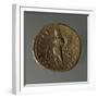 Bronze Domitian As, with Cornucopia and Tinione or Tenione, 87 AD, Verso, Roman Coins-null-Framed Giclee Print