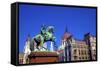 Bronze Equestrian Monument of Ferenc Ii Rakoczi-Neil Farrin-Framed Stretched Canvas