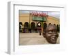 Bronze Face at PGE Park, Home of the Portland Beavers and Portland Timbers, Portland, Oregon, USA-Janis Miglavs-Framed Photographic Print