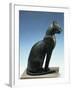 Bronze Figure of Seated Cat, from Saqqara-null-Framed Giclee Print