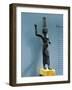 Bronze Figurine of Onuris, God of War and Hunting-null-Framed Giclee Print