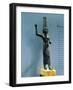 Bronze Figurine of Onuris, God of War and Hunting-null-Framed Giclee Print