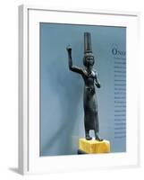 Bronze Figurine of Onuris, God of War and Hunting-null-Framed Giclee Print