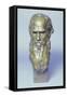 Bronze Head of Leo Tolstoy-null-Framed Stretched Canvas