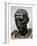 Bronze Head with Marble Bust of Julius Caesar-null-Framed Giclee Print