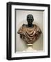 Bronze Head with Marble Bust of Julius Caesar-null-Framed Giclee Print