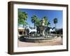 Bronze Horse Fountain in the Up-Market 5th Avenue Shopping District, Scottsdale, Phoenix, USA-Ruth Tomlinson-Framed Photographic Print