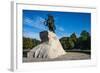 Bronze Horseman Statue in St. Petersburg, Russia, Europe-Michael Runkel-Framed Photographic Print