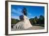 Bronze Horseman Statue in St. Petersburg, Russia, Europe-Michael Runkel-Framed Photographic Print