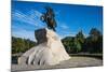 Bronze Horseman Statue in St. Petersburg, Russia, Europe-Michael Runkel-Mounted Photographic Print