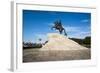 Bronze Horseman Statue in St. Petersburg, Russia, Europe-Michael Runkel-Framed Photographic Print