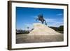 Bronze Horseman Statue in St. Petersburg, Russia, Europe-Michael Runkel-Framed Photographic Print