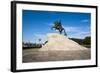 Bronze Horseman Statue in St. Petersburg, Russia, Europe-Michael Runkel-Framed Photographic Print