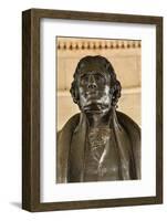 Bronze Jefferson Statue, Jefferson Memorial, Washington DC. Statue by Rudolph Evans 1947.-William Perry-Framed Photographic Print