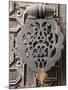 Bronze Knocker on Wooden Engraved Doors, Reales Alcazares, Seville, Andalucia, Spain, Europe-Guy Thouvenin-Mounted Photographic Print