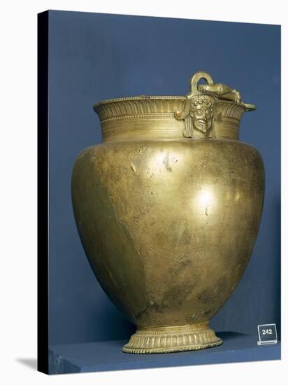 Bronze Krater, from Tomb at Necropolis of Stavroupolis, Greece-null-Stretched Canvas